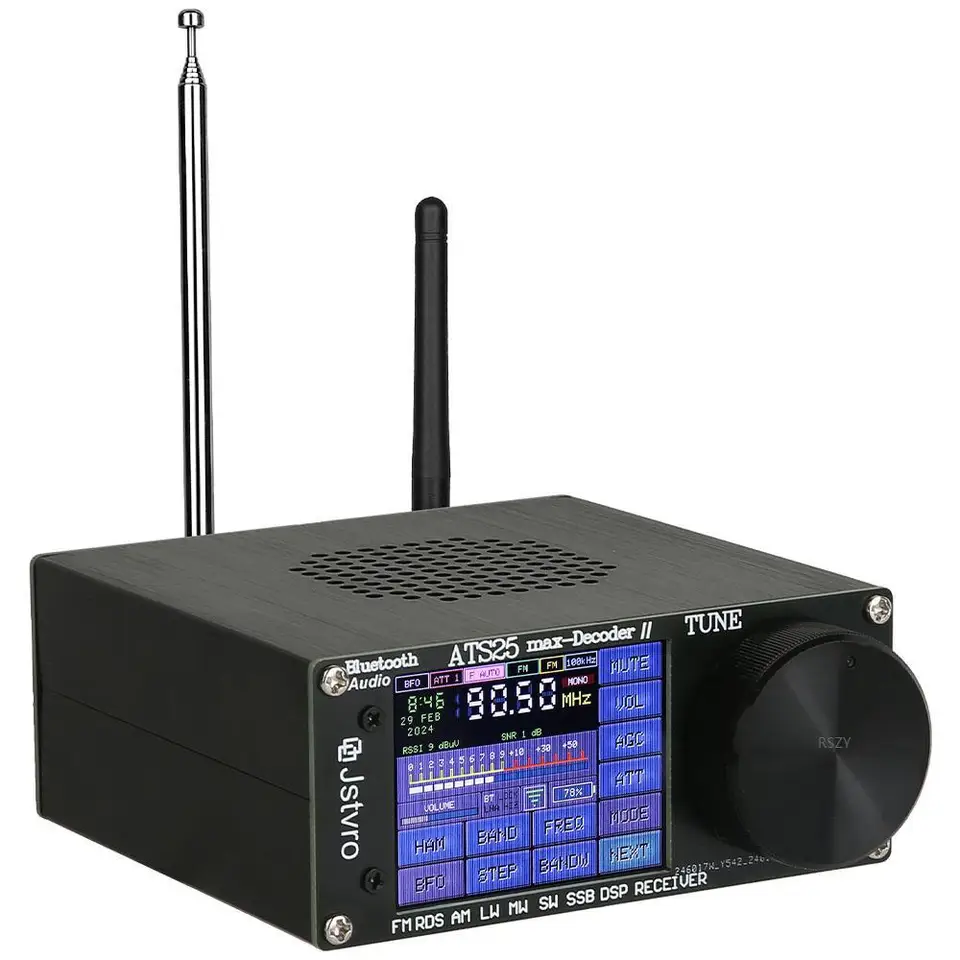 【受信機】 ATS25 楽天市場】ブルートゥース付き,ATS-25 proミキサー受信機,fm sw ssb mw