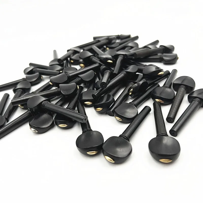 Ebony Violin Pegs for 4/4 Violin 20pcs (5 sets) violin tuning pegs