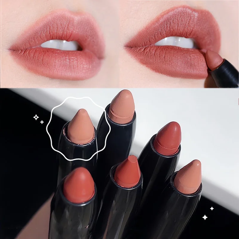 

Matte Velvet Mist Lipliner Pencil Waterproof Contouring Sexy Thick Lips tick Non-stick Cup Moisturising Makeup Cosmetic