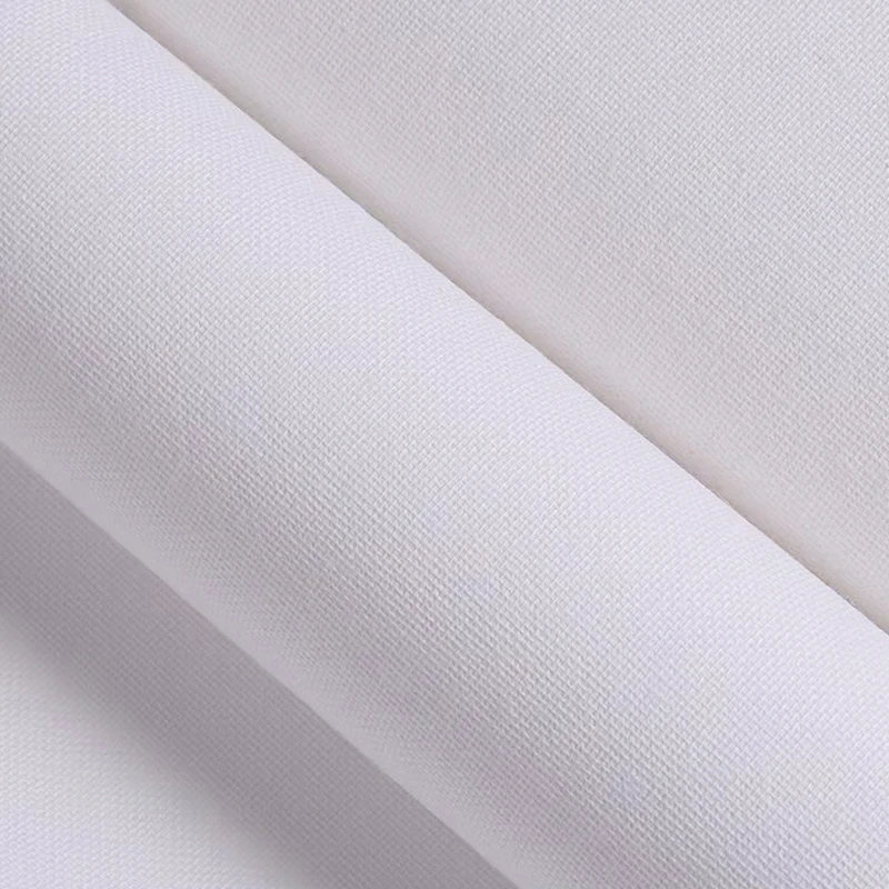 Stretched Canvas White Oil Canvas Roll Suitable for Oil Painting Acrylic Pigments Art Supplies 27cm 37cm 47cm 57cm Wide 280g/㎡ HB-02