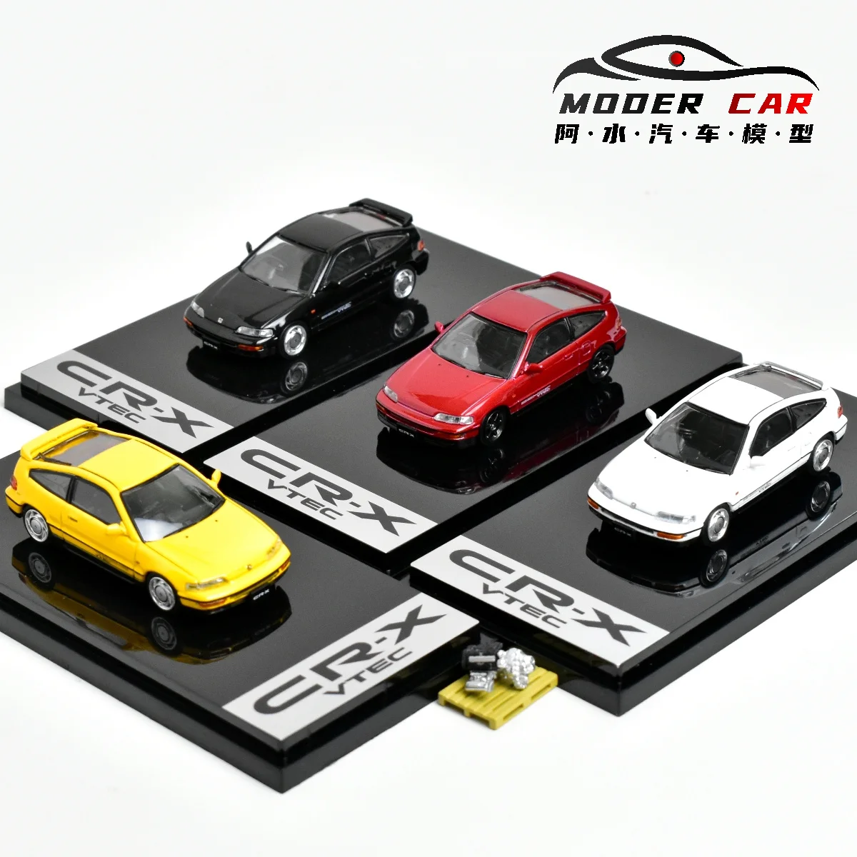 CRRC 模型 APR247288 - KAWASAKI NINJA ZX 25R LIME GREEN X EBONY 1/12 DIECAST