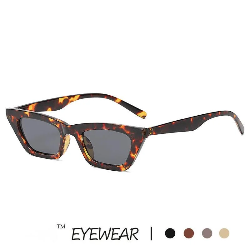 New Retro Small Frame Cat Eye Sunglasses European and American Trendy Sunglasses Personalized Street Photos, Internet Celebrities The Same Sunglasses_voghion.com