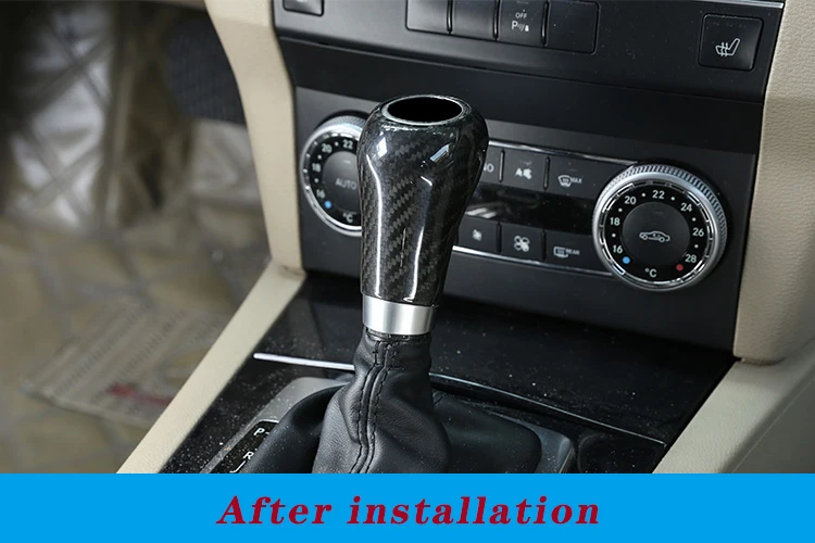 Car Gear Shift Knob Cover Trim Accessories for Mercedes Benz A C E G GLK CLS Class W169 W203 W204 W211 W212 W463 X204 W219 W218
