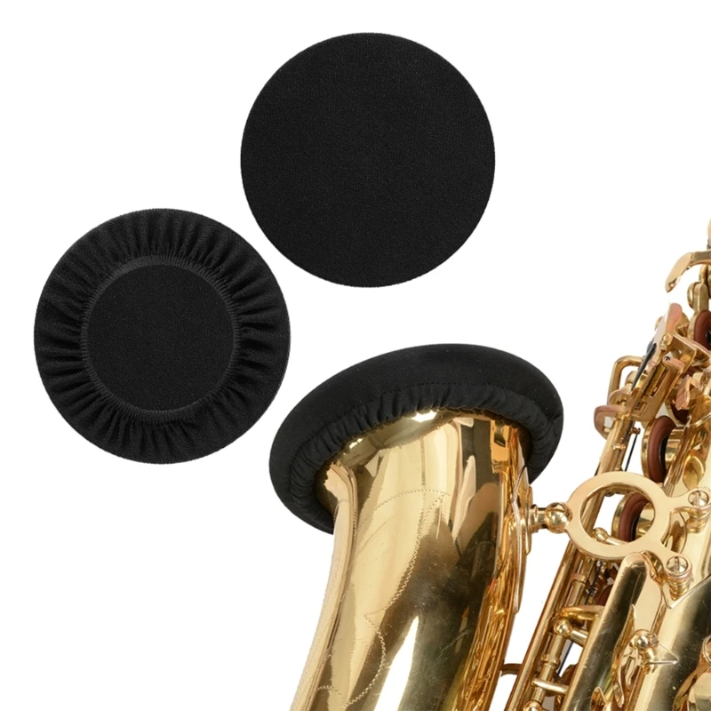 

Y1UC Instrument Bells Cover Reusable Elastic Saxophone Bells Cover Music Instrument Cleaning & Care Product Cover for Trumpet