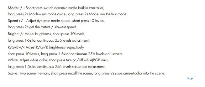 Description Picture 6 of itemSC+R9 Set Skydance 5-24V DC RF SPI Led Strip Controller Pixel Receiver For Ws2801 Ws2812 Ws2811 Sk6812 1903 RGB / RGBW LED Lamp