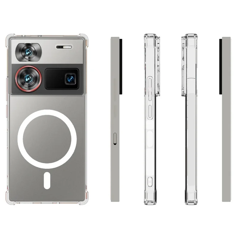 Ultra Soft Clear Back Transparent Case - Enhanced Protection & Style
