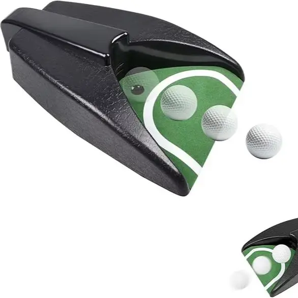 Golf Putting Aid Golf Ball Return Putting Unit Automatic Return Machine Indoor Golf Putting Hole Battery-Powered Practicing Suitable for Prac