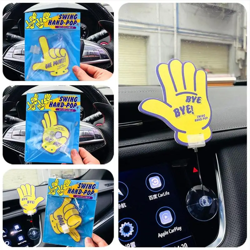 

Car Aromatherapy Diffuser Automotive Swing Hand Aroma Tablets With Suction Cup Portable Cute Aroma Diffuser With Fruit Scent