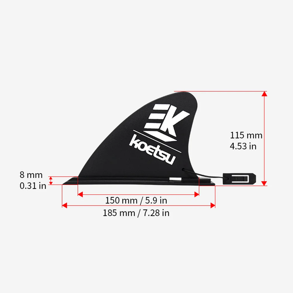 Enhanced Paddle Board Fin Quick Release - Detachable Surfboard Tail Fin for Stand Up Board Accessories