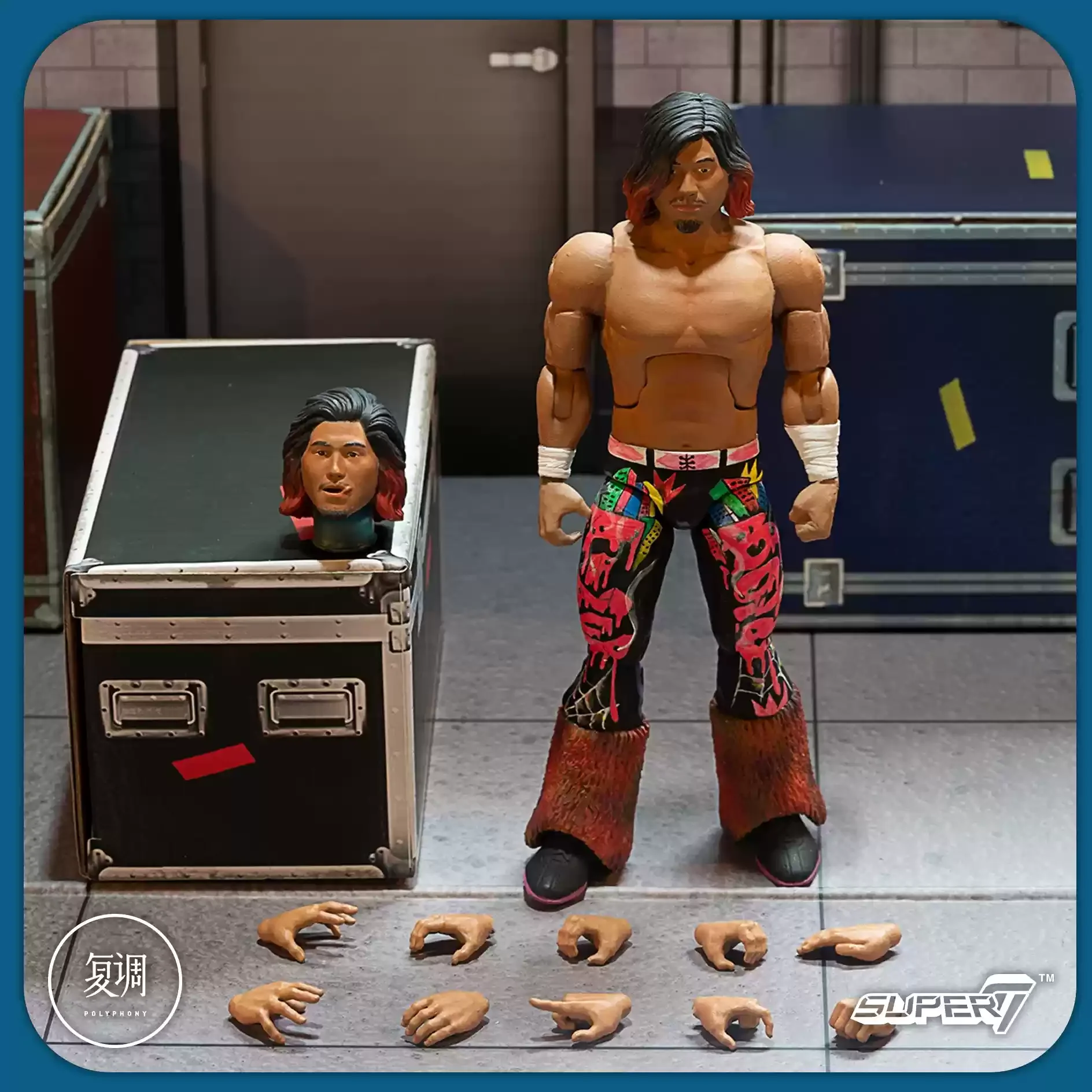 Super7 New Japan Pro Wrestling Bushi Hiromu Takahashi Tetsuya