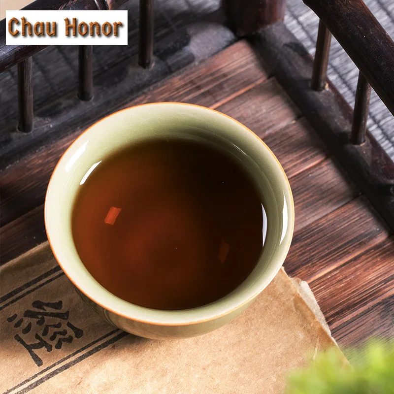 55ml Handmade Longquan Celadon Teacup Ancient Tea Bowl Cup For Tea Tea-tasting Meditation Cup Chazhan Mugs Master Cups Teaware