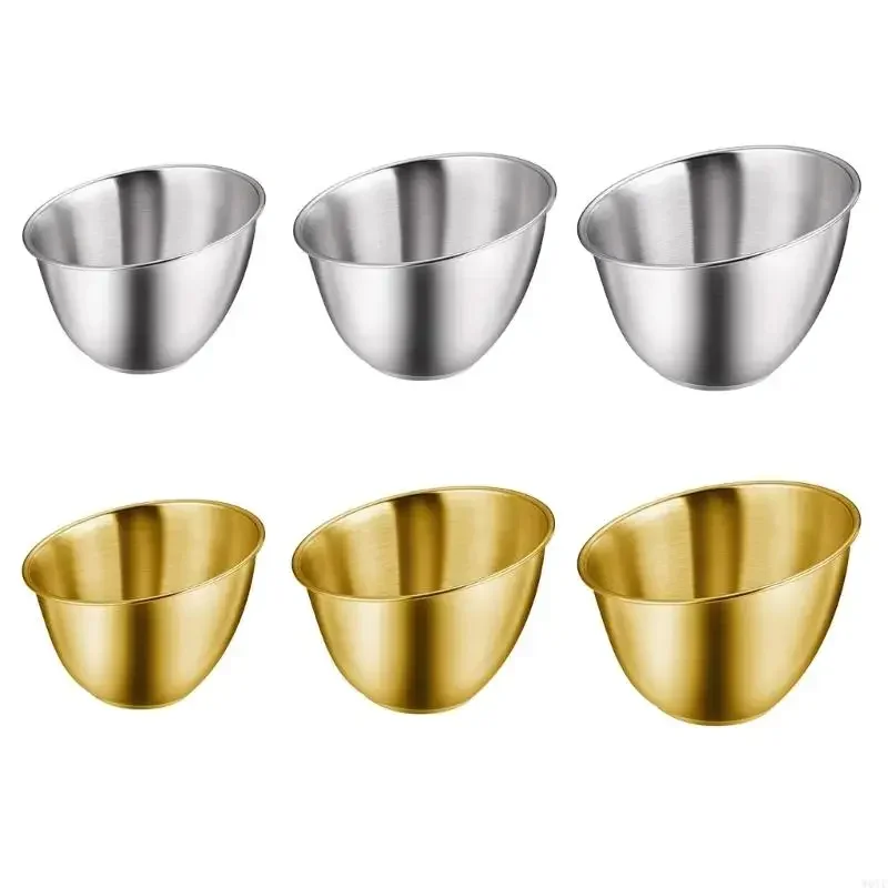 Stainless Steel Dinner for Salad and Serving Korean Vegetable Plate Bucket