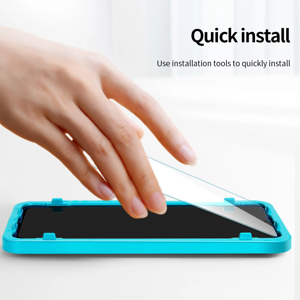 SmartDevil Tempered Glass HD Screen Protector with Anti Blue Ray and Installation Tool