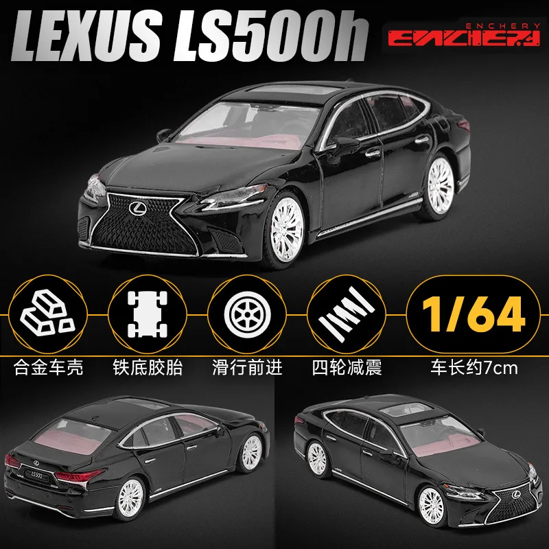 1:64 Lexus Ls500h Ls 500h 500 H Static Simulation Alloy Car Model