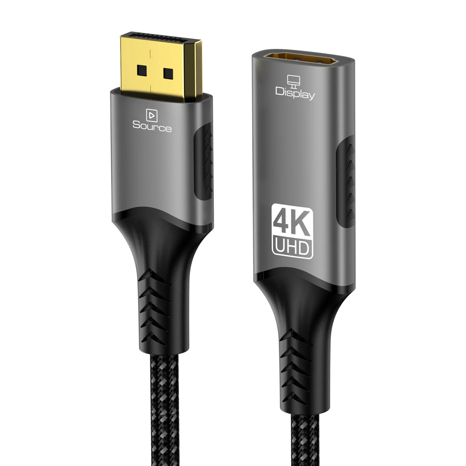 Ultra High-Definition DisplayPort to HDMI Adapter Cable - 4K@120Hz Converter for PCs, Laptops, and Projectors