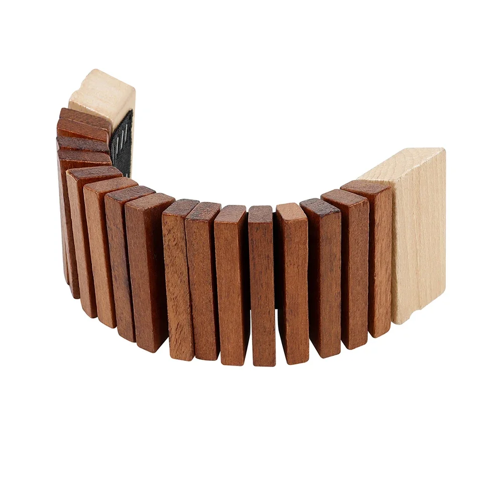 Orff Musical Instruments Wooden Castanets Clapper Shaker Percussion Tooth Wood Sounder Kids Educational Toys Beginner Allegro
