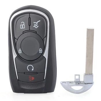 Keyforkess 315/ 433MHz ID46 Chip HYQ4AA HYQ4EA Smart 6 Button Remote Key Fob per Buick Enclave Envision Regal 2016 17 2018 2019 2020 - KEYECU 315 433MHz ID46 Chip HYQ4AA HYQ4EA Smart 6 Button Remote Key Fob per Buick