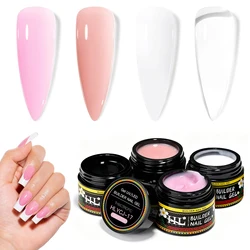 Nail Art Gel Kit - Versatile 7 - in - 1 Hard Nail Extension & Polygel Set, 4 Vibrant Colors, 15ml Each for Shaping and Thickening (GDHLKJ - 45)