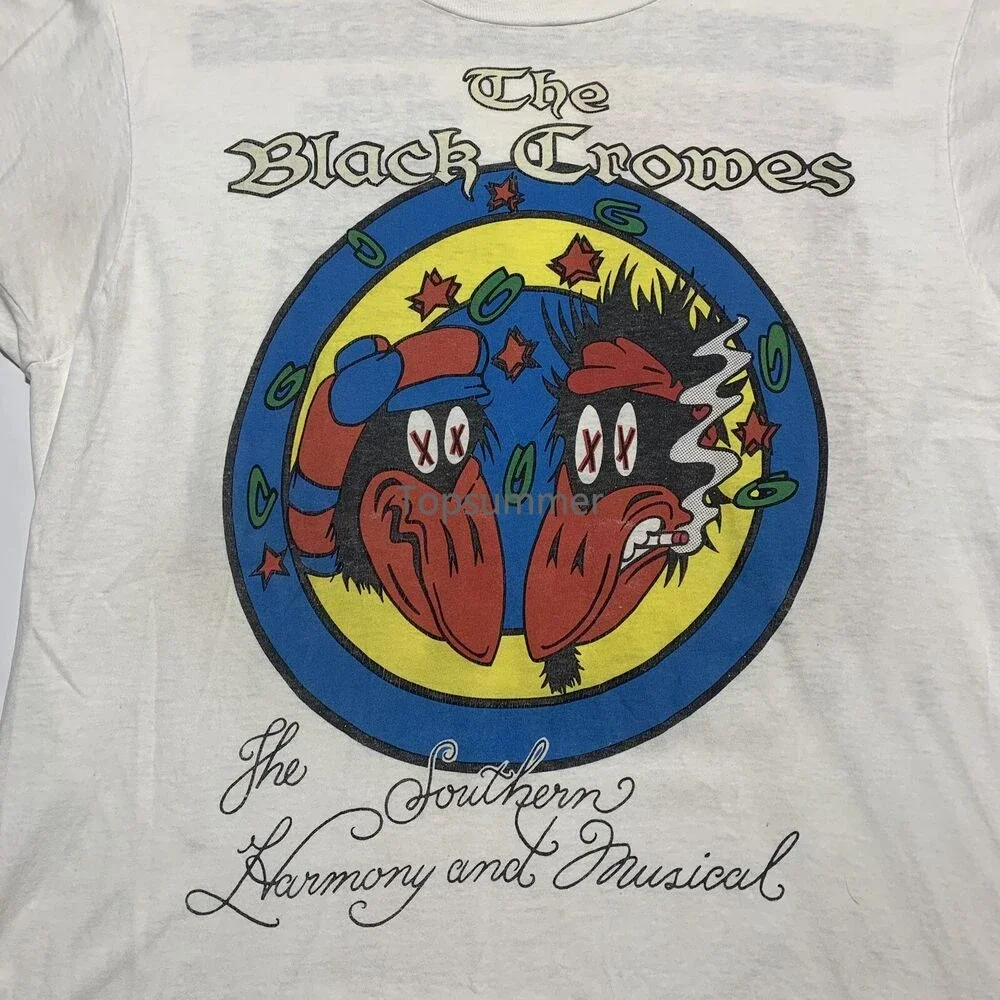 

Vintage Blacks Crowes T Shirt Rare 1992 Tour Concert Art Tee Men’S M/L