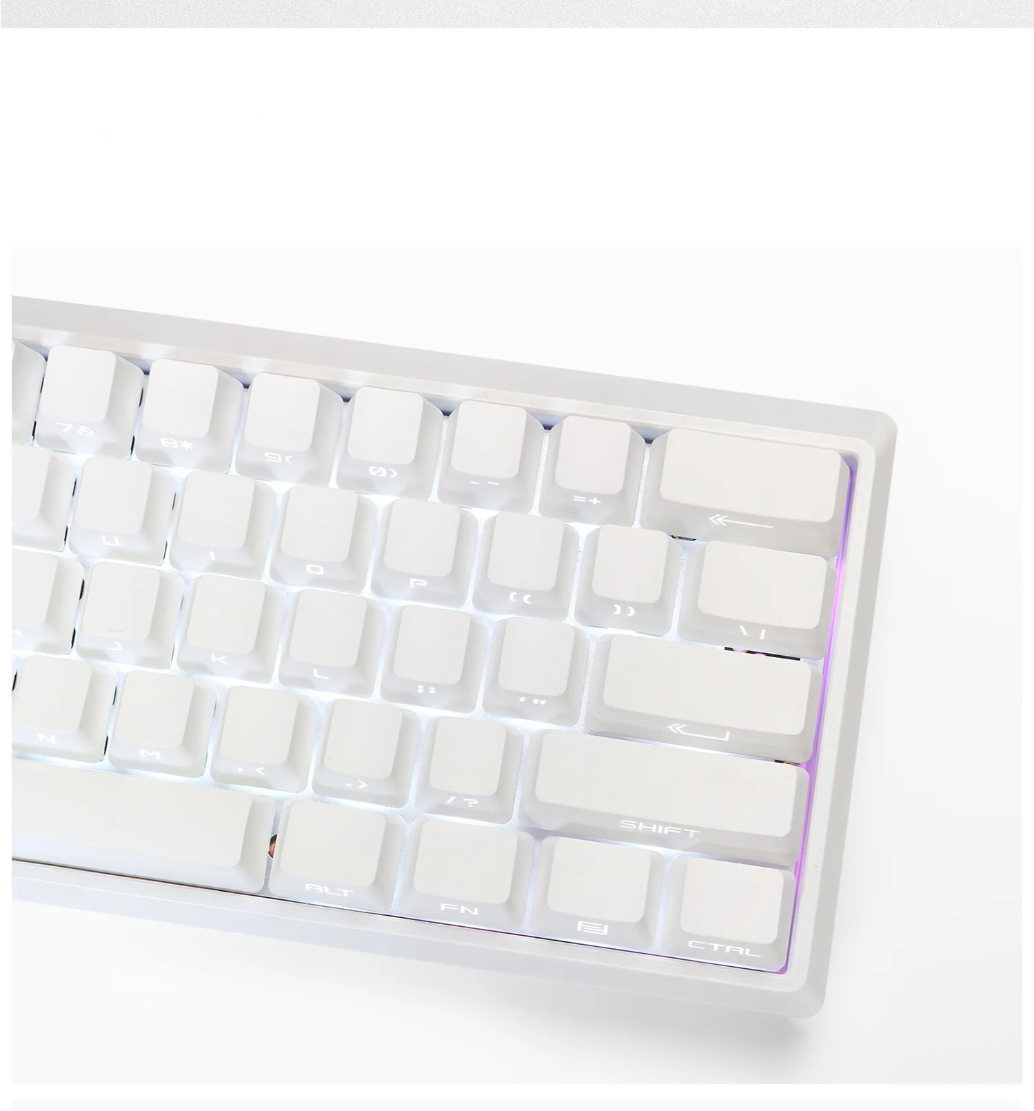 PBT Keycaps para teclado mecânico, Double Shot