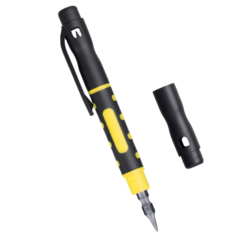 4-in-1-Taschenschraubendreher-Set in Stiftform, tragbarer Mehrzweck-Doppelseitiger magnetischer Schraubendreher für das Reparaturwerkzeug zu Hause – Detail 14