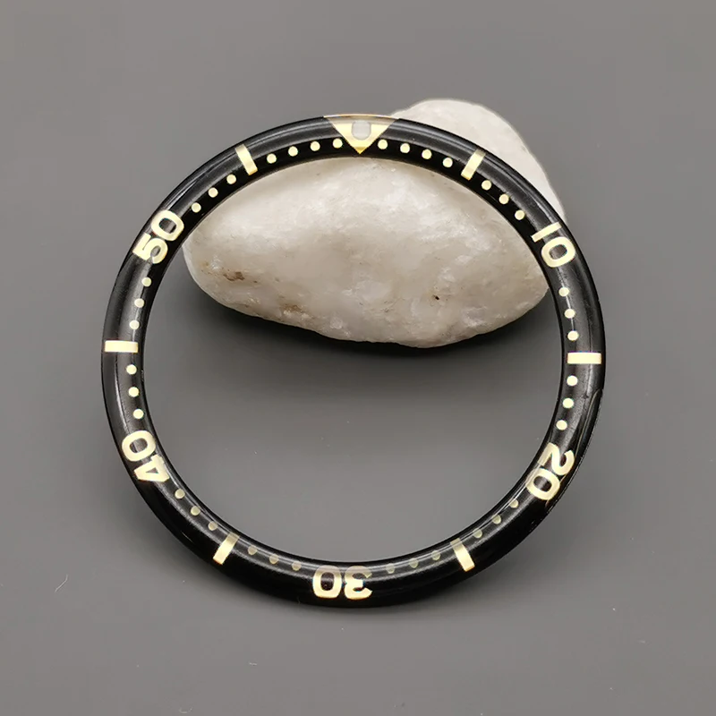 Premium Flat Resin Aluminium Watch Bezel Insert