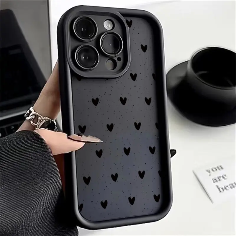 Charming Cartoon Love Heart Protective Phone Case