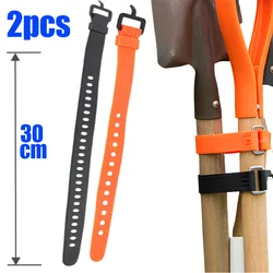 Silicone Reusable Adjustable Straps for Organization and Outdoor Gear (Mixed - 30cm - 2pcs)