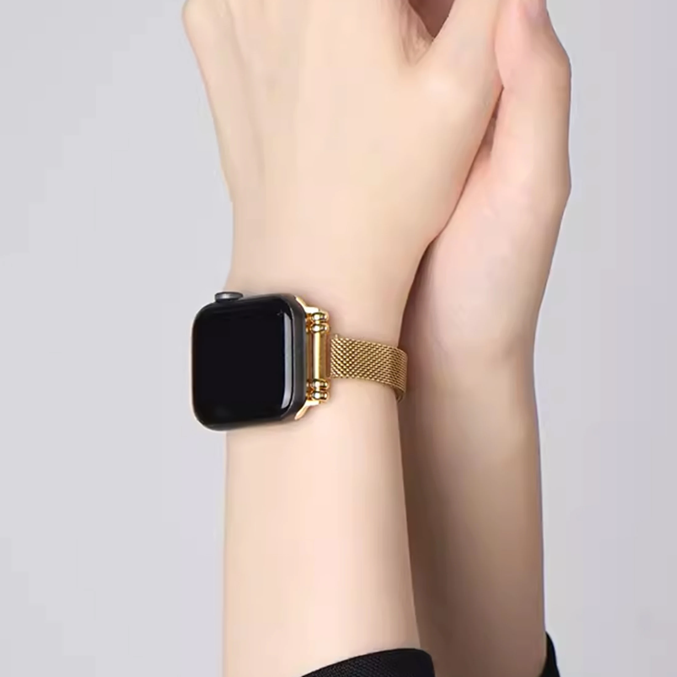 Magnetic Milanese Stainless Steel Watch Band Bracelet
