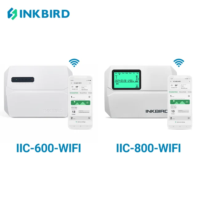 INKBIRD WIFI Smart Sprinkler Controller Programmable System 6 / 8 Zone Digital LCD Watering Timer Irrigation Monitor Free App 1