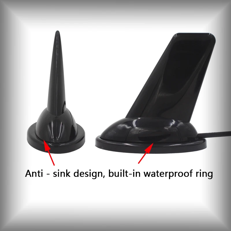 868MHz 915MHz antenna Omnidirectional shark fin antenna External vehicle suction FPV UAV model 900MHz 902-928MHz