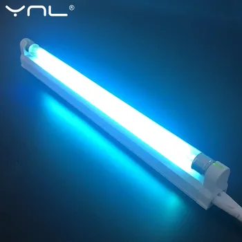석영 램프 자외선 살균기 220V 110V 6W 8W T5 튜브 오존 자외선 살균 빛 살균 램프 소독 Deodor