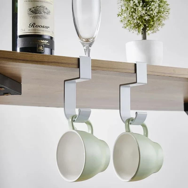 5 Shaped Table Edge Hook Student Desk Side Hanging Bag Removable Office Handbag Holders Table Hooks Office Desk Organizer bag hook desk storage hook