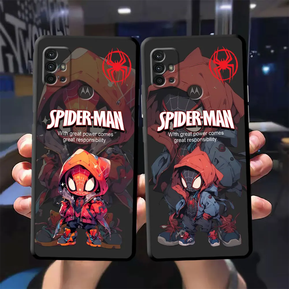 Custodia Per Motorola Moto Edge 30 Fusion Edge 20 Lite Edge 30 40 Pro Edge 20 Pro G Stylus 2022 Marvel Cartoon Spider Man