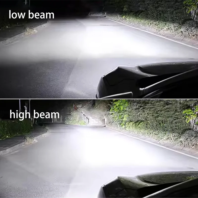 K13 Mini Digital Car LED Headlights White 130W H4 LED Lights H1 H7