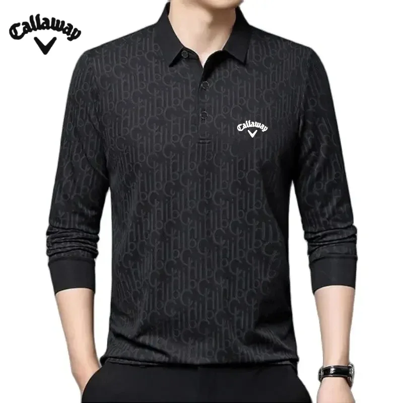 Spring and Autumn Men's High Quality Embroidered Long Sleeve Polo Shirt New Luxury Fashion Business Leisure Multi Functional Top 5