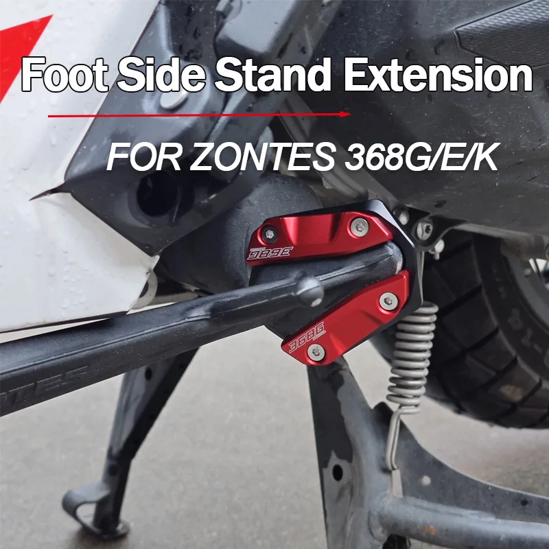 For Zontes 368G 368E Motoclyes Side Stand Enlarge Plate Kickstand ...