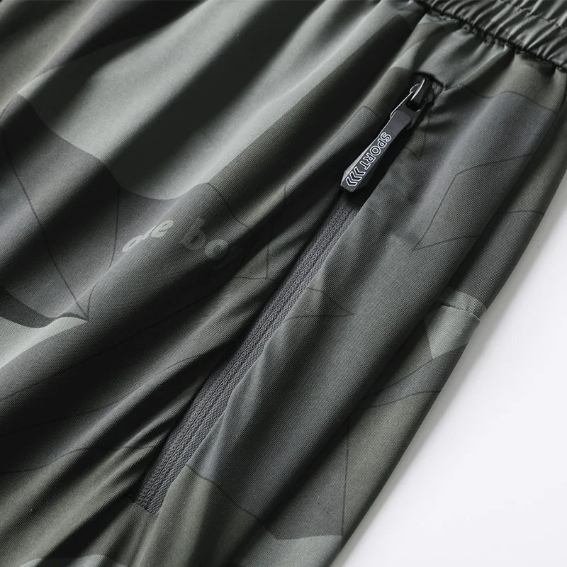 CHRLCK Men's Camouflage Camping Hiking Pants Plus Size Summer Quick Drying Ice Silk Fishing Sport Trousers Men 40-140KG hiking pants