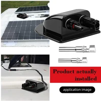 Boîte de jonction photovoltaïque RV, connecteur de câble métallique à Double trou, panneaux solaires, boîte d'étanchéité étanche pour camping-car caravane bateaux 4
