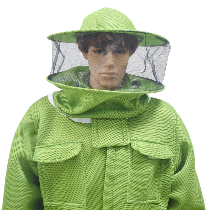 Professional Grade Preferred 3D Air Cotton Fabric Bee Clothes Beekeeper Suits Full Body Beekeeping Clothing