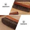 Small Wood Bristle Horse Hair Brush For Shoes Cleaner Laundry Clothes Household Merchandises Home Garden Tools Accessories Shoe 4