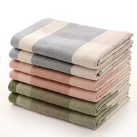 Handkerchiefs Towels Summer Retro Harajuku BF Style Preppy Quick Dry Design Simple Japanese Breathable Home Square Mujer Unisex 3