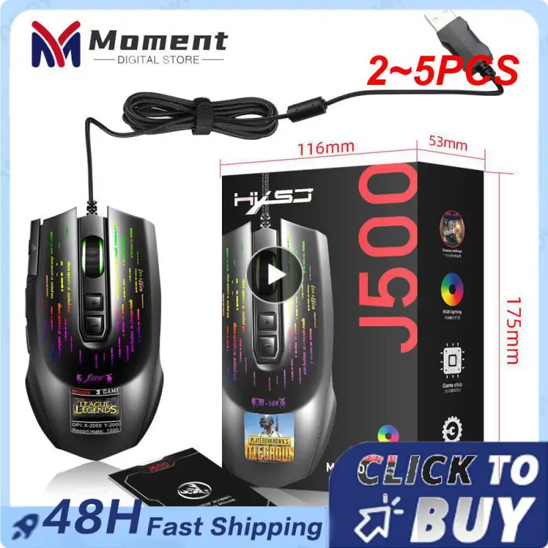 

2-5 шт., механическая мышь Hxsj/j500, 3325