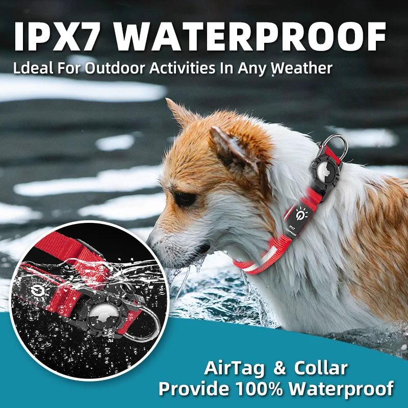 Airtag-Collar con Gps para perro y gato, accesorio personalizado con  campana, ideal para perros pequeños, retráctil, de seguridad - AliExpress