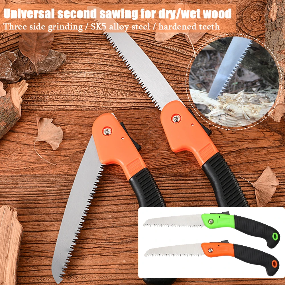 

Folding Saw Portable Cutting Hand Folding Mini Saw TPR Handle Collapsible Handmade Garden Outdoor Fast Saw Household Lumberjack