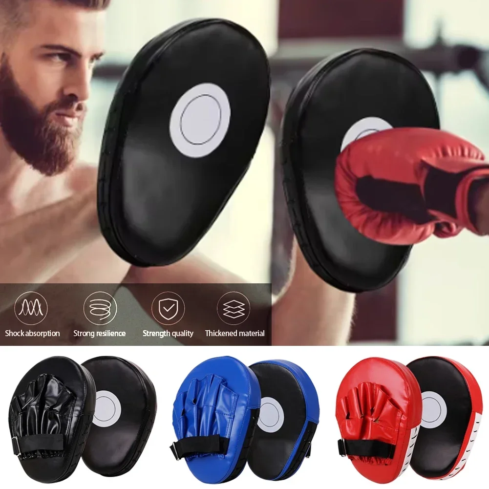 1PC Kick Boxing Gloves Pad PU Leather Punch Target Bag for Adults Kids MMA Karate Muay Thai Free Fight Sanda Training Equipment