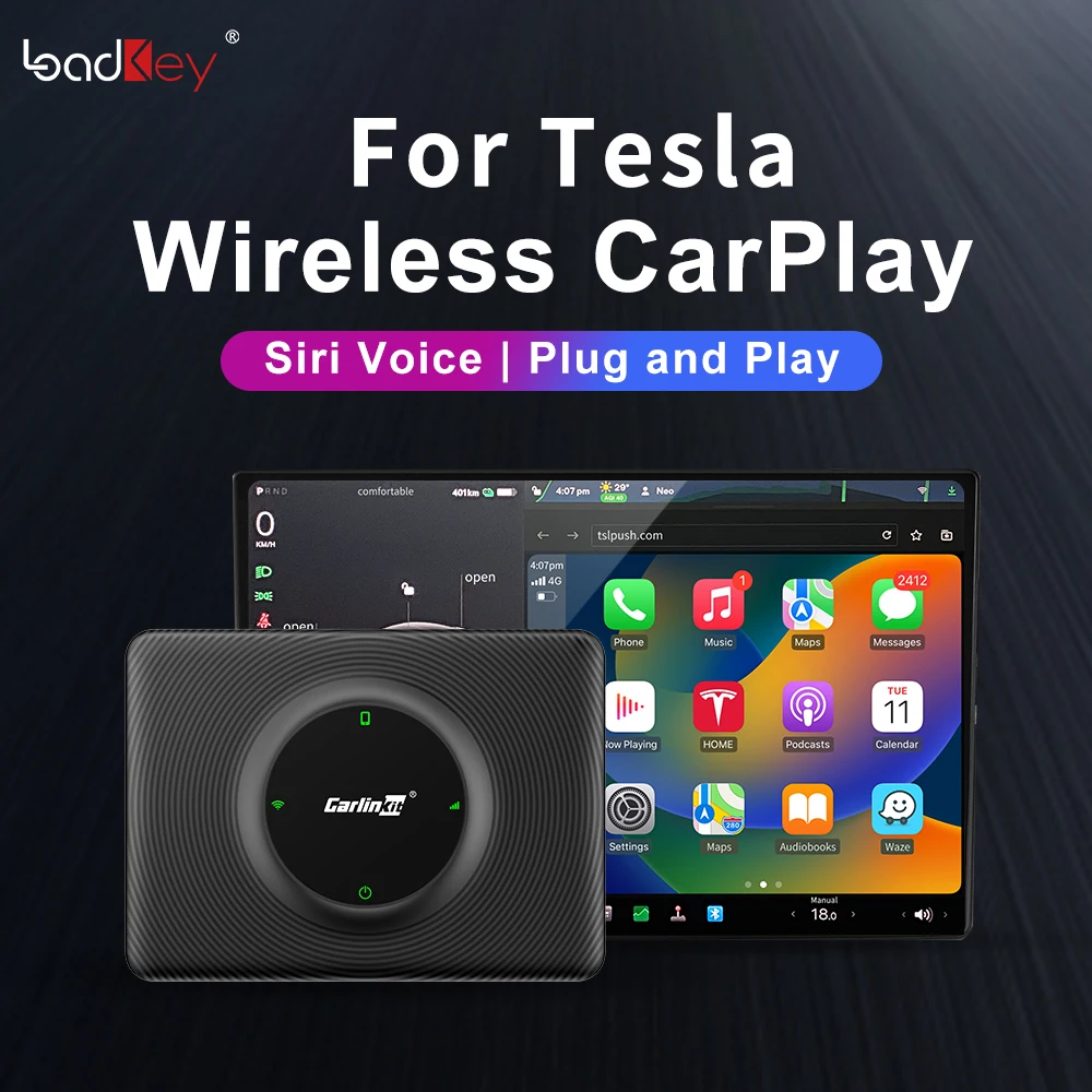 Carlinkit Wireless Carplay For Tesla Model 3 Model Y Model S Auto