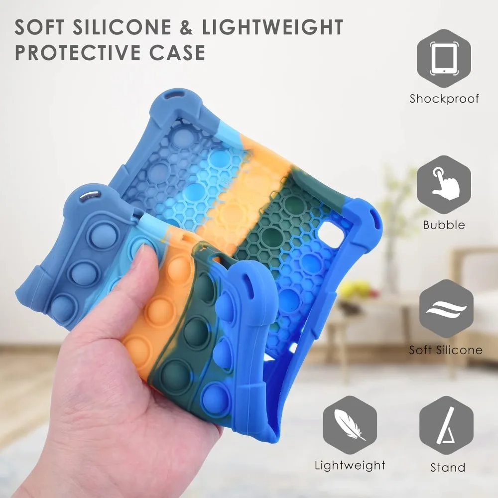 Premium Soft Bubble Tablet Case - Shockproof Cover