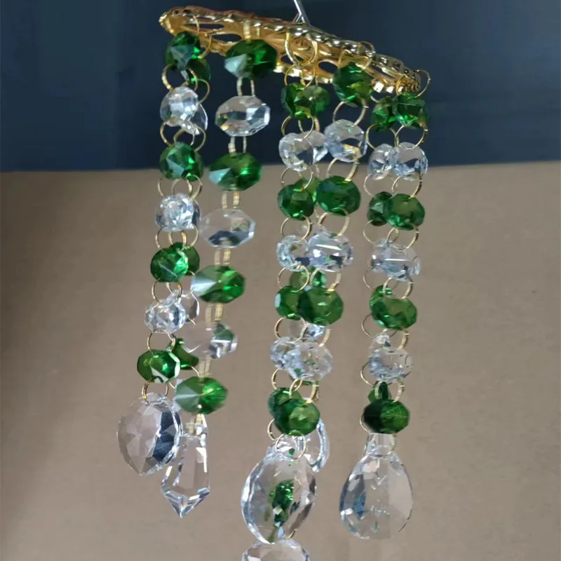 Crystal Color Colorful Pendant Glass Wind Chimes 4