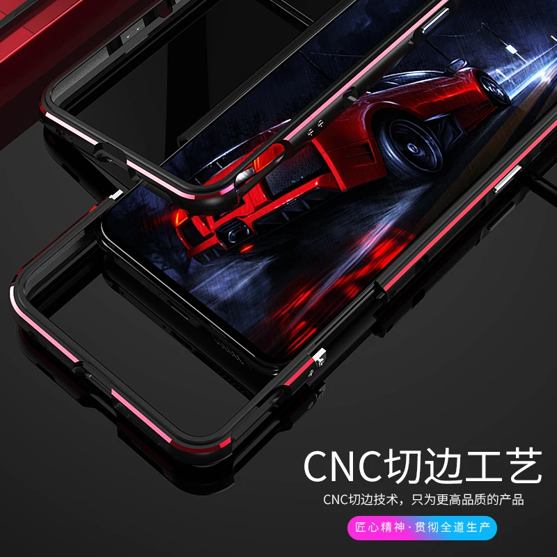 Ultra Thin Metal Aluminum Bumper For Nubia Red Magic 7 Frame Cover For Nubia Red Magic 7 Pro Metal Frame Case